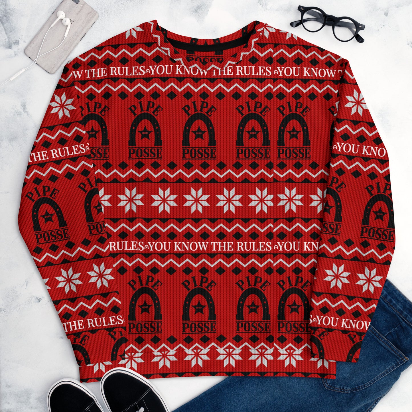 PIPE POSSE HOLIDAY SWEATER